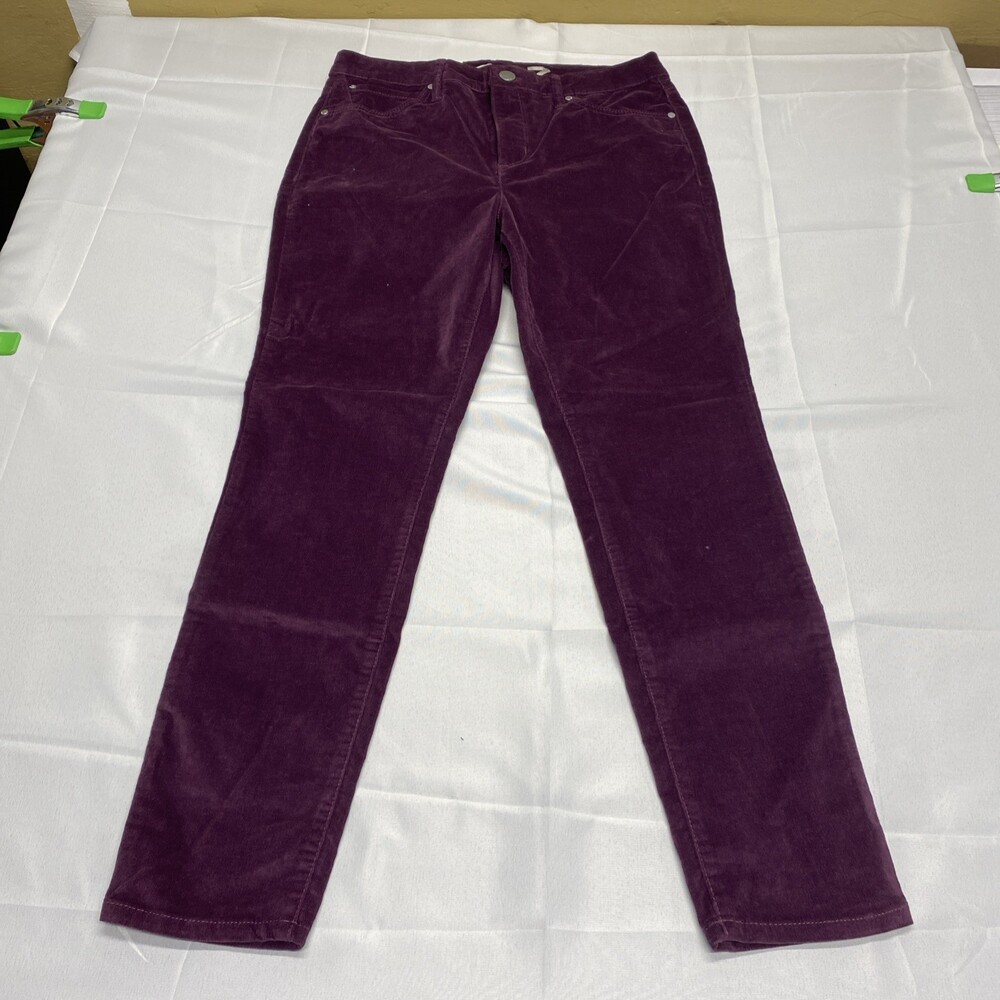NWT Seven7 Women's Plush Touch Ultra High Rise Corduroy Skinny Pants Size 12!
